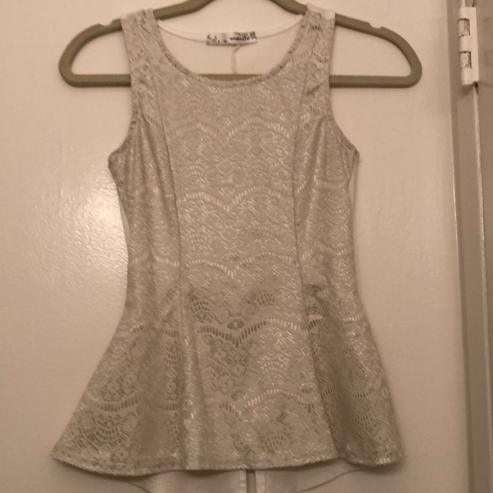 Manito Lace Front Blouse